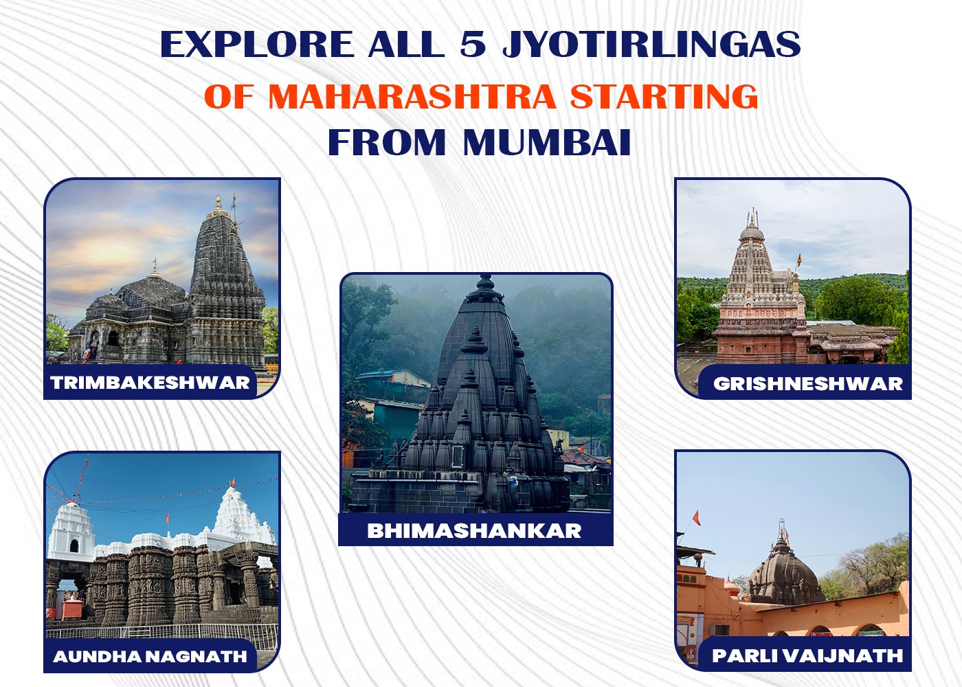 Panch Jyotirlinga Yatra from Mumbai - A Journey of Faith &
                  Comfort